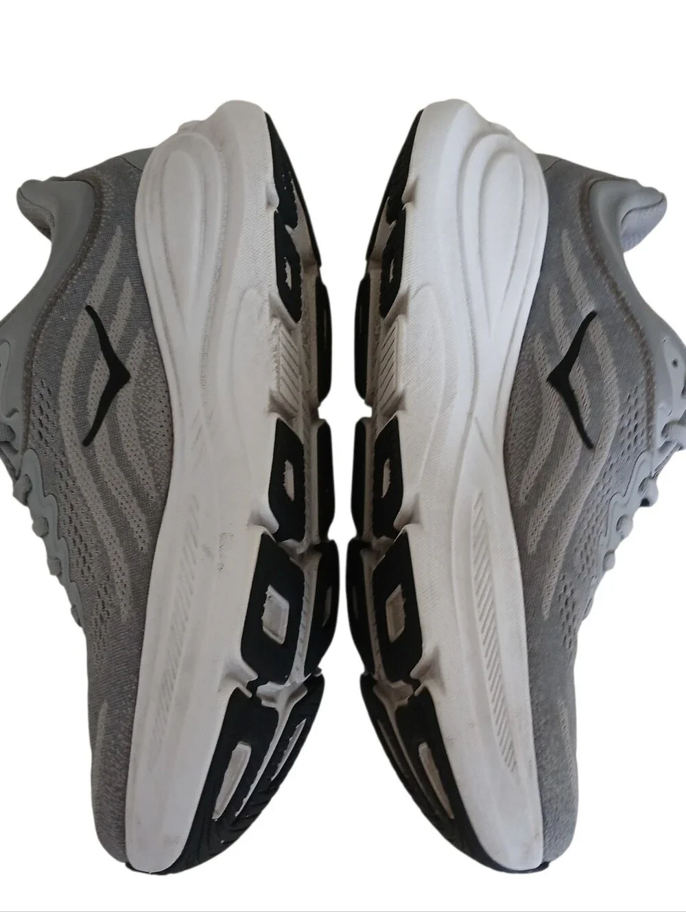 HOKA ONE ONE Bondi 9 Platform Running Shoes Men's 9D Galactic Grey/Stellar Grey